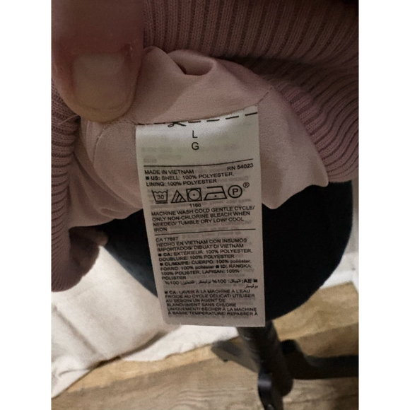 Old Navy Baby Pink Bomber Jacket Size L - Picture 4 of 5